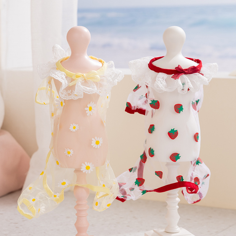 2枚セット、春/夏用メッシュ素材の猫用服、薄手で通気性の良い - Summer Clothing Wraps のレビューと価格