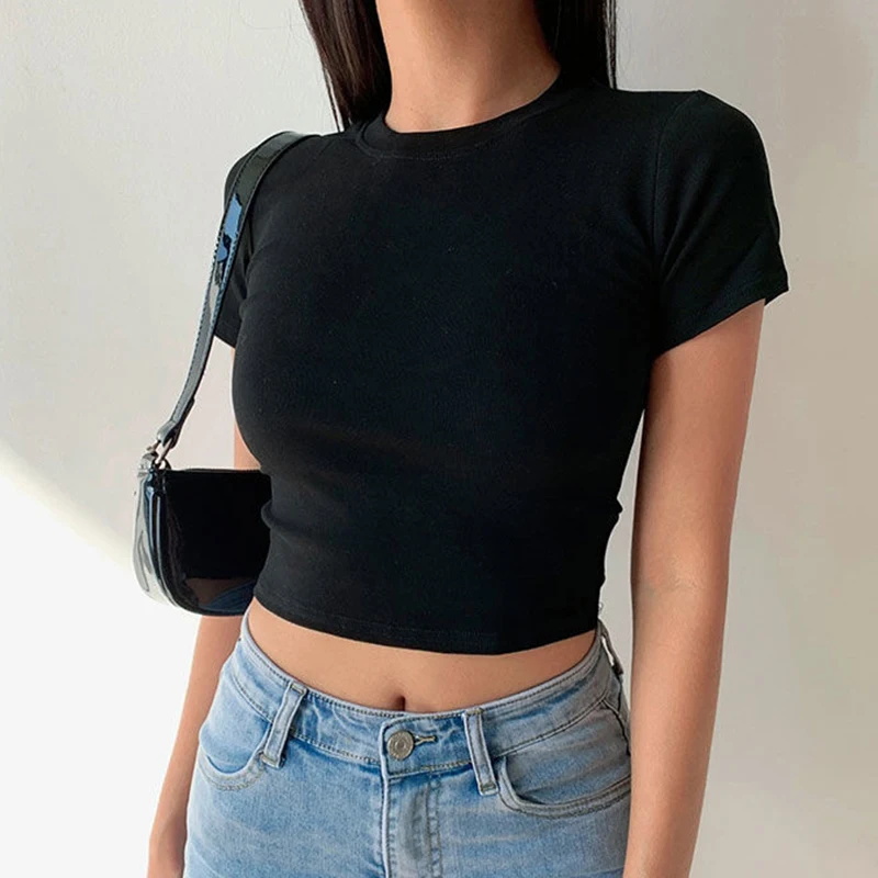 半袖 Tシャツ女性ソリッドシンプルカジュアルソフトオールマッ - Summer Zara のレビューと価格